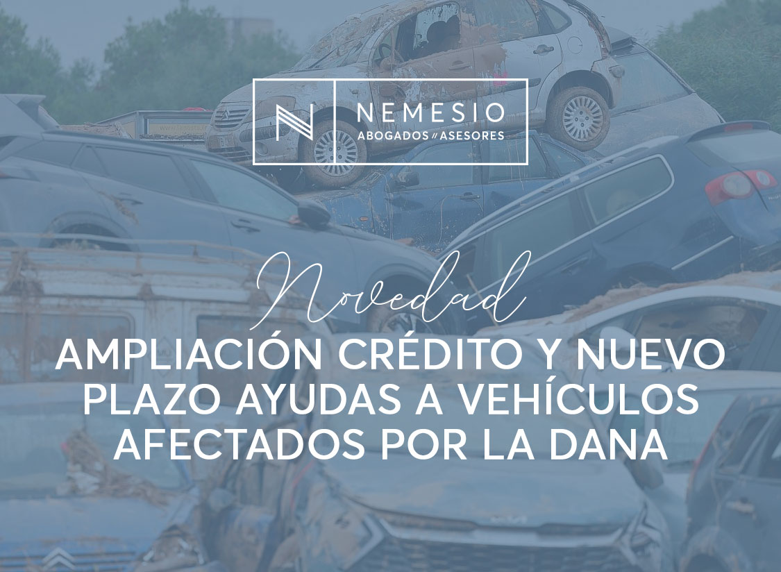 Ampliación crédito y nuevo plazo ayudas a vehículos afectados por la DANA