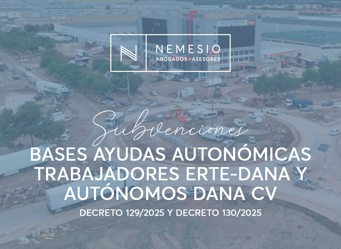 Bases Ayudas Autonómicas Trabajadores ERTE-DANA y Autónomos DANA CV